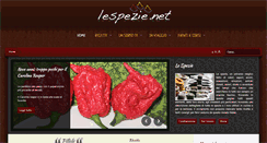Desktop Screenshot of lespezie.net
